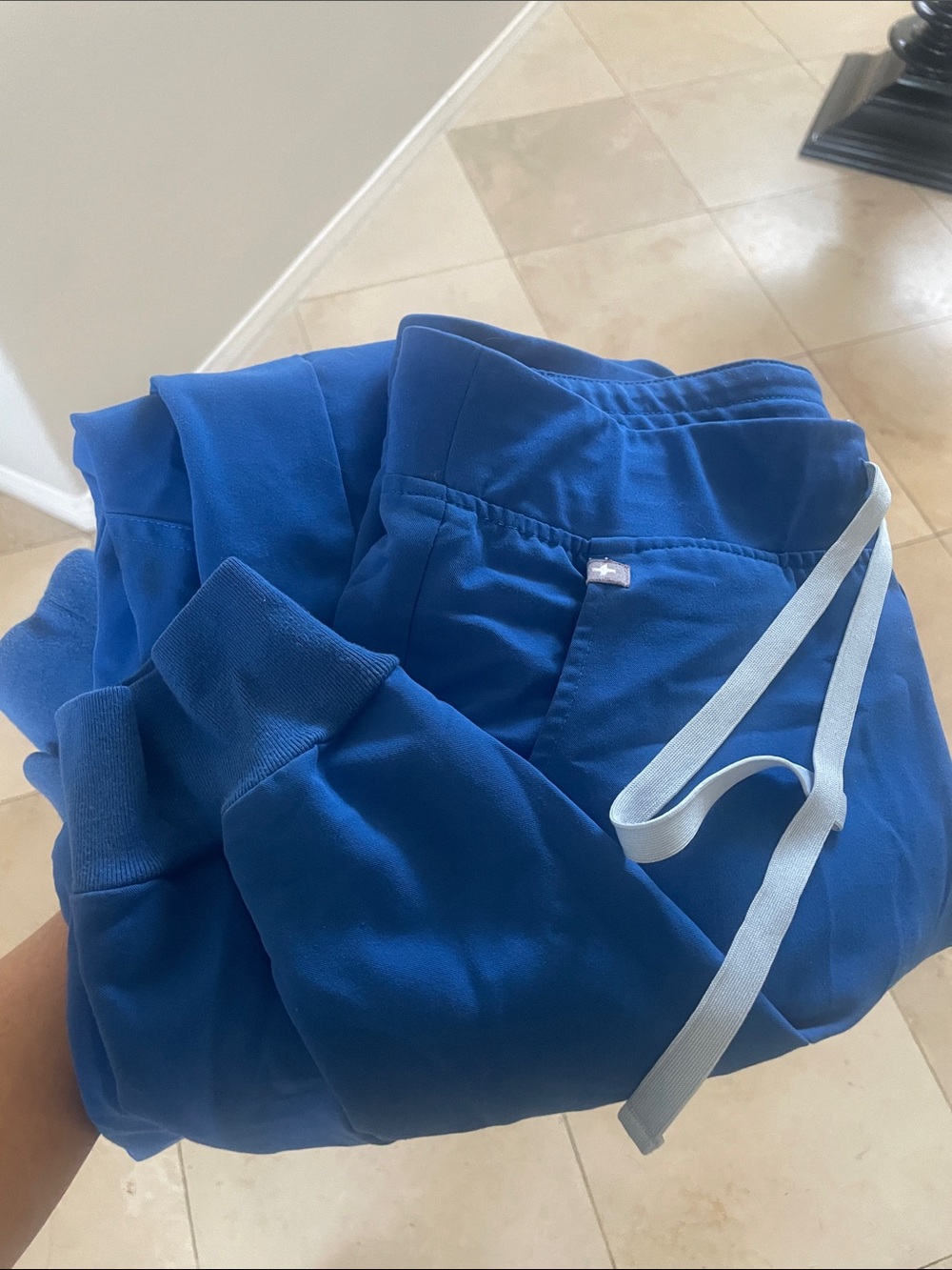 Two pairs Figs Women's Pants & Jumpsuit - Bright Royal Blue. Joggers.
